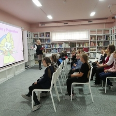 18 октября обучающиеся 1-6-х классов посетили модельную библиотеку им. В. Г. Распутина